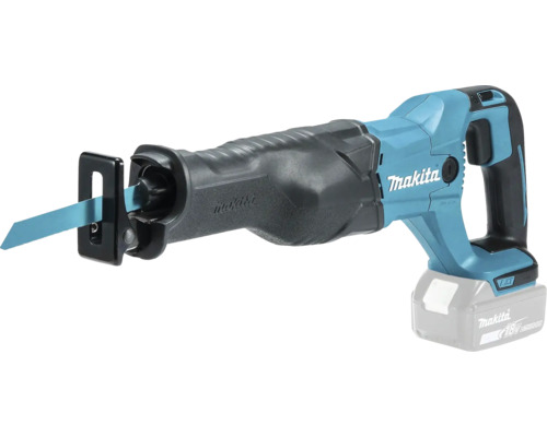 Makita Akku-Säbelsäge 18 Volt mit Sägeblatt und Akku.