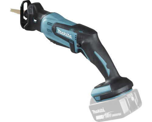 Scie sabre sans fil Makita 18 Volt pour des coupes précises dans le bois et le métal.