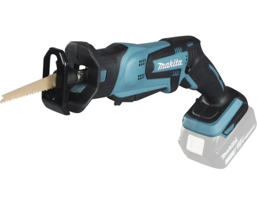 Scie récipro sans fil Makita avec batterie 18 Volt et lame de scie