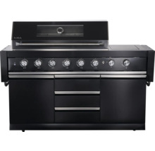 Cuisine de barbecue Buschbeck avec meuble bas et boutons de commande
