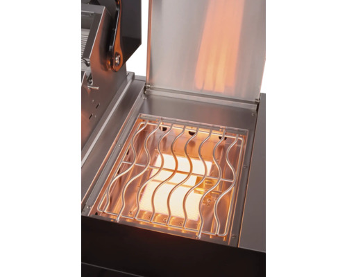 Brûleur de gril infrarouge en acier inoxydable avec grille