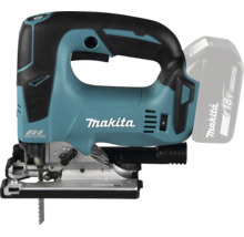 Scie sauteuse sans fil Makita avec batterie 18 Volt et moteur sans balais.