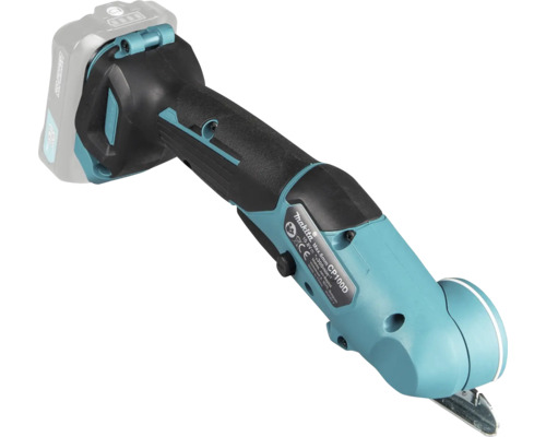 Makita Akku-Universalschere CP100D mit 12 Volt Lithium-Ionen Akku und ergonomischem Griff.