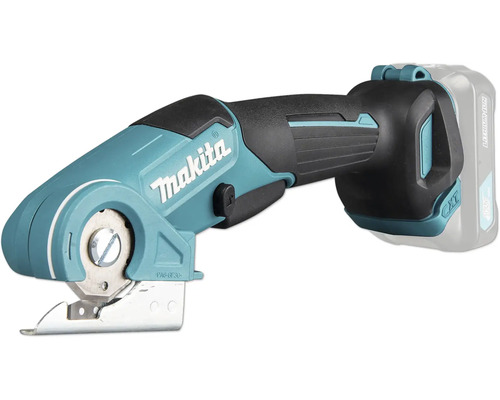 Makita kabelloser Multischneider mit Makita Logo, ergonomischem Griff und kreisförmiger Klinge.