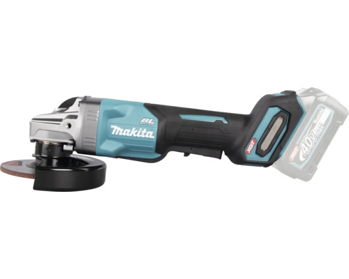 Meuleuse d'angle sans fil Makita 40 Volt Max XGT avec moteur sans balais.