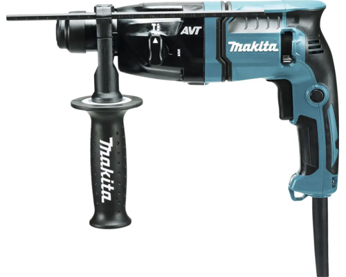 Makita Bohrhammer mit Seitengriff und Tiefenanschlag.