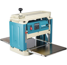 Makita Dickenhobelmaschine 2012NB mit ausklappbaren Tischen und Einstellrad zur Höhenverstellung