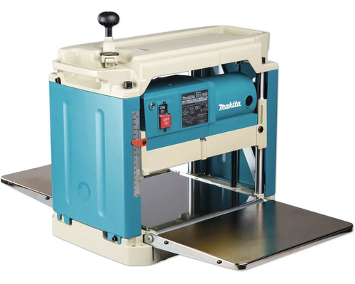 Makita Dickenhobelmaschine 2012NB mit ausklappbaren Tischen und Einstellrad zur Höhenverstellung