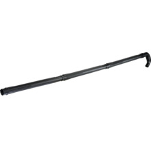 Tube de soufflage télescopique en plastique noir pour souffleur de feuilles.