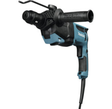 Makita Bohrhammer in Blau und Schwarz mit Seitengriff, Tiefenanschlag und Netzkabel.
