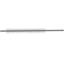 Heizkörperbürste aus gedrehtem Metalldraht mit weißen Nylonborsten