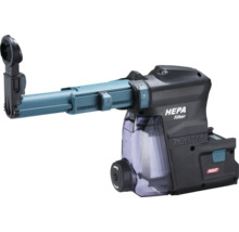 Makita Staubabsaugung mit HEPA Filter für Akku-Bohrhämmer der XGT Serie mit Teleskoparm und Staubbehälter.