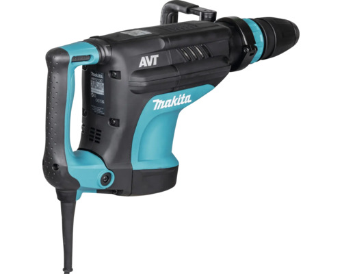 Makita Abbruchhammer HM1213C in Blau und Schwarz mit Anti-Vibrations-Technologie und SDS-max Werkzeugaufnahme.
