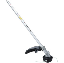 Embout de débroussailleuse Makita pour outil multifonction avec bobine de fil, carter de protection et Logo Makita.