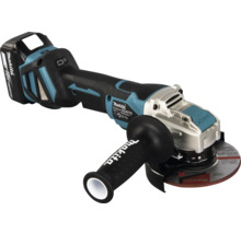 Makita Akku-Winkelschleifer DGA519 mit X-LOCK System, 18 Volt, inklusive Seitengriff und Trennscheibe.