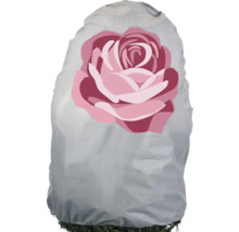 Housse de protection hivernale pour plantes avec motif de rose en non-tissé