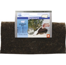 Videx Logo, disque en laine de mouton pour protection hivernale, diamètre 37 centimètres, 100 pour cent laine de mouton, matériau écologique.