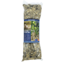 250 grammes de flocons de laine de mouton Mary's Garden en 100 pour cent laine de mouton comme engrais naturel et réserve d'eau pour les plantes.