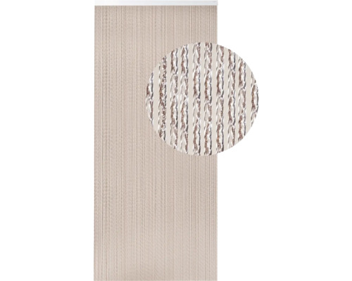 Vorhang aus Fäden mit Glanzeffekt