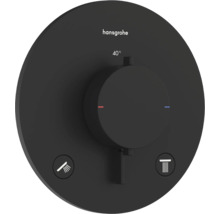 Logo Hansgrohe. Mitigeur thermostatique pour douche et baignoire avec limiteur de température à 40 degrés.