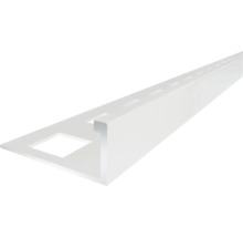 Profilé d'angle en plastique avec trous