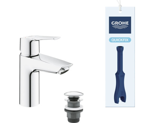 Grohe Einhand-Waschtischbatterie mit Ablaufgarnitur und Montageschlüssel