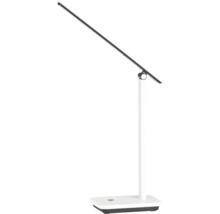 LED Schreibtischleuchte mit rechteckigem Fuß und verstellbarem Leuchtenkopf