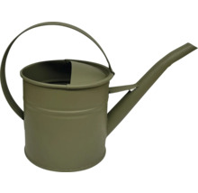 Arrosoir en métal avec poignée et bec verseur