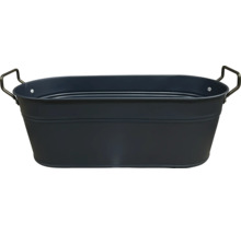 Baignoire ovale en zinc avec poignées