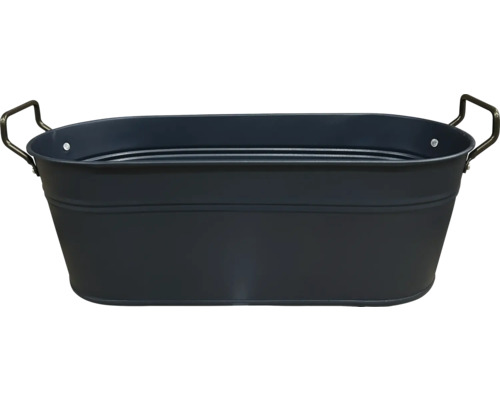 Baignoire ovale en zinc avec poignées