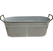 Baignoire décorative en zinc avec poignées