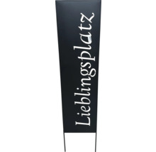 Panneau décoratif Lieblingsplatz avec piquet