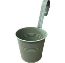 Pot de fleurs en métal à suspendre