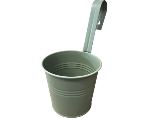 Pot de fleurs en métal à suspendre