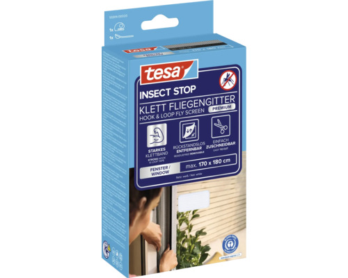 Moustiquaire à scratch Tesa Insect Stop Premium, dimensions maximales 170 x 180 centimètres