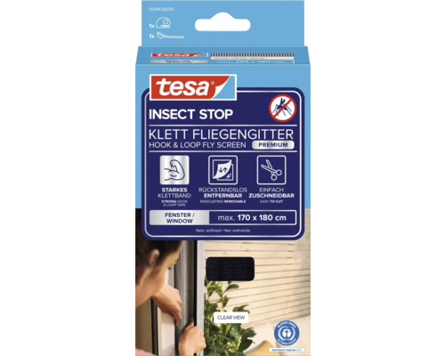 Tesa Insect Stop Fliegengitter mit Klettverschluss Verpackung