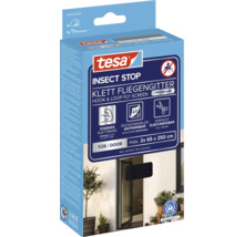 Moustiquaire Tesa Insect Stop avec fermeture auto-agrippante pour portes, dimension maximale 2x 65 x 250 cm
