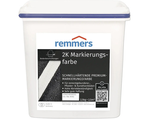 Remmers 2K Markierungsfarbe im Eimer für Bodenbeschichtungen