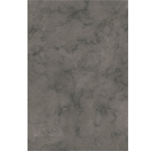 Carreau rectangulaire aspect pierre gris foncé avec de fines veinures marbrées.