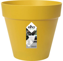 Pot de fleurs elho en plastique recyclé avec système d'arrosage, jaune