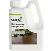 Osmo Holzterrassen-Reiniger 8025 in einem weißen Kunststoffkanister, hochwirksames Spezial-Reinigungskonzentrat für den Außenbereich.