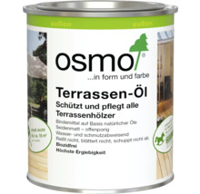 Osmo Terrassen-Öl für den Außenbereich zur Pflege und zum Schutz von Terrassenhölzern, seidenmatt und biozidfrei.