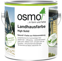 Osmo Landhausfarbe High Solid, Holzfarbe auf Naturölbasis für außen und innen, seidenmatt, circa 65 Quadratmeter Reichweite.