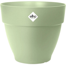 Cache-pot elho en plastique vert sauge avec bord large