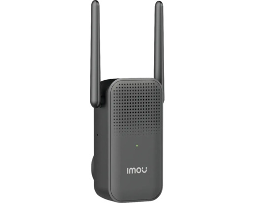 Répéteur Wi-Fi Imou avec deux antennes externes et indicateur d'état LED.