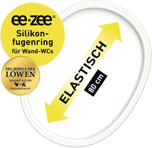 ee-zee Logo, Silikon-Fugenring für Wand-Toiletten, elastisch bis 80 Zentimeter, bekannt aus Die Höhle der Löwen.