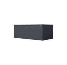 Carré potager Weka en bois, rectangulaire, anthracite