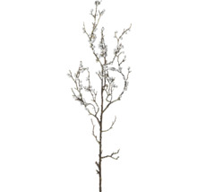 Branche décorative artificielle avec des baies blanches