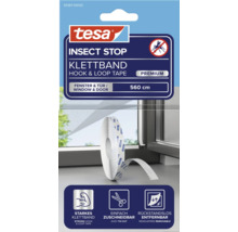 tesa Logo, Insect Stop Premium Klettband für Fenster und Türen, 560 Zentimeter, starker Halt, einfach zuschneidbar, rückstandslos entfernbar.