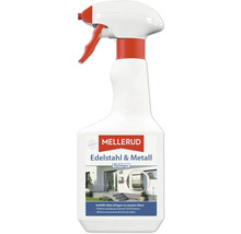 Nettoyant pour acier inoxydable et métal Mellerud en flacon pulvérisateur pour éliminer la saleté, la graisse et la rouille à l'intérieur et à l'extérieur.